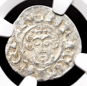 ENGLAND. John Lackland. 1199-1216. Silver Penny, Ilger on London, NGC XF40 - Picture 1 of 4