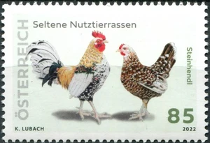 AUSTRIA 2022 FAUNA Animals. Birds ALP STONE HEN - MNH - Picture 1 of 1