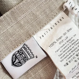 2 Pottery Barn Belgian Flax Linen Shams KING Fair Trade EUC 36x20 Pillowcases  - Picture 1 of 5