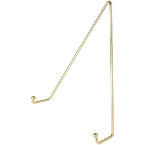 Percha de montaje en pared de oro brillante Bard's, 10" x 8,25" x 2" (placas 10" - 14") - Imagen 1 de 1
