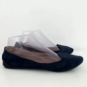Ladies Navy Blue Flat Ballet Pumps Shoes Size UK 5 EU 38 - Picture 1 of 7