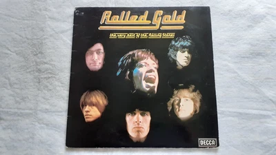 THE ROLLING STONES    "ROLLED GOLD : THE VERY BEST OF"   DOUBLE VINYL LP RECORDS - Image 1 of 4