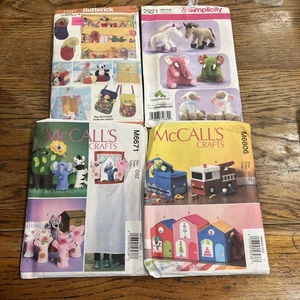 Bastelmuster Puppen Stofftiere und Spielzeugaufbewahrung Muster sehen ungeschnitten - Bild 1 von 5