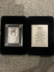 Sport Strikes Upper Deck Michael Jordan 6 Oz Silver Ingot Bar Limited Edition750 - Picture 1 of 10