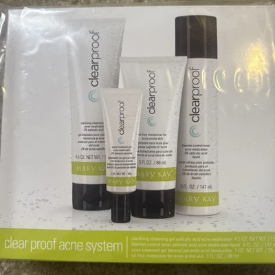 Sistema de acné Mary Kay Clear Proof. Tamaño completo nuevo en caja. Foto 1 de 3