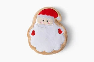 Galleta de azúcar de juguete Midlee Santa Face para perro - Imagen 1 de 4