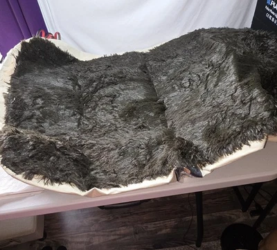 Cama inflable calmante calmante grande para perros Veehoo lavable impermeable marrón chocolate Foto 1 de 3