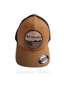 Columbia Unisex Hombres Mujeres Malla Gorra de Béisbol Pull On Exterior Gorra Negro Marrón NUEVO - Imagen 1 de 4