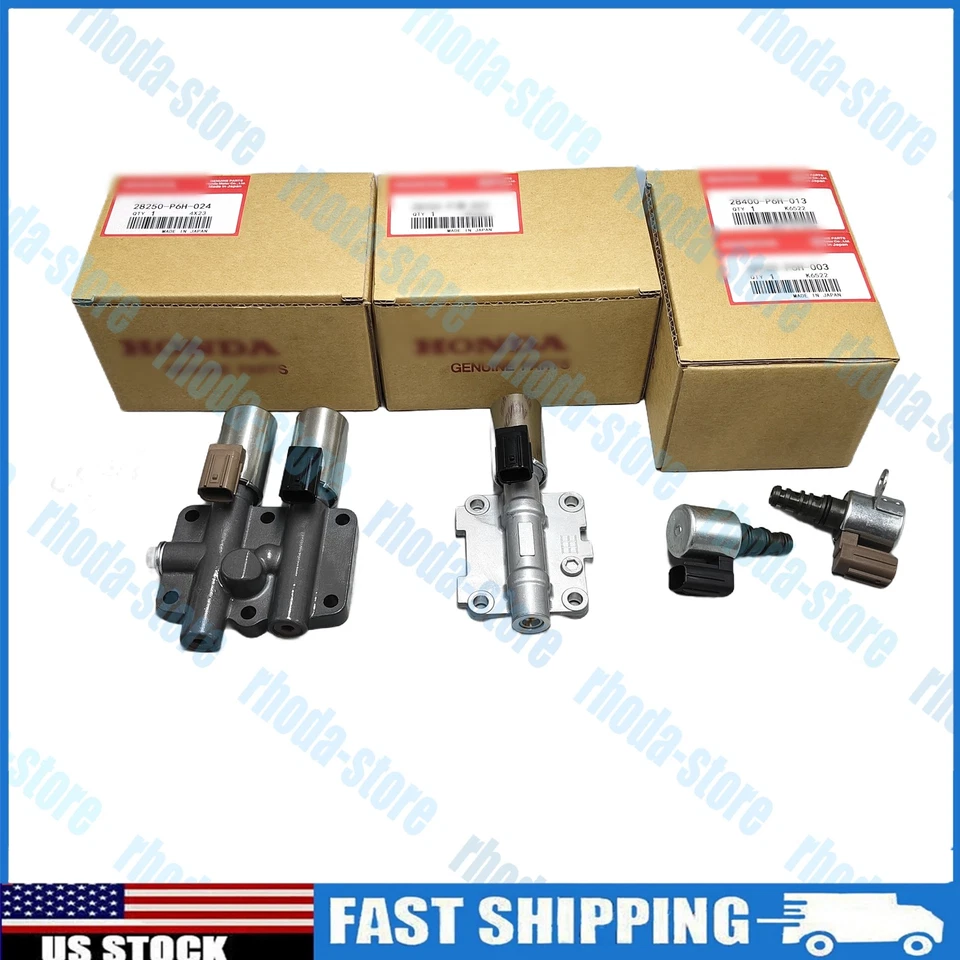 Transmission Solenoid Kit For Honda Odyssey Accord Pilot TL MDX 28250P7W-003 OEM Foto 1 de 4