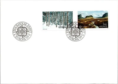 FDC Sweden 1977 - Stockholm - Europa 77 - Forest - A00508 - Image 1 of 2