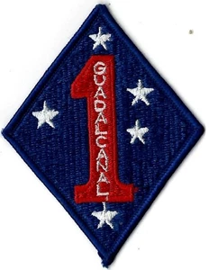 PARCHE MILITAR 1ª DIVISIÓN DE MARINES DE EE. UU. - Imagen 1 de 1