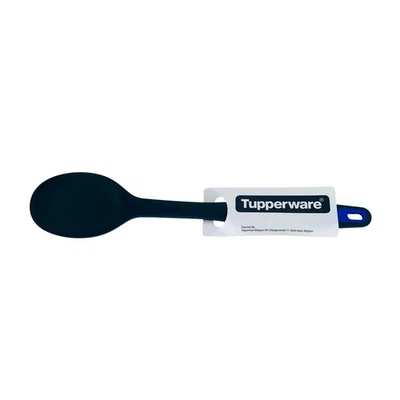 Tupperware Sturdy Black & Blue Spoon Utensil for Cooking, Stirring Gift Idea - Image 1 of 4