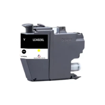Compatible Ink Cartridge For Brother LC402XL Yellow-USA - Image 1 of 2