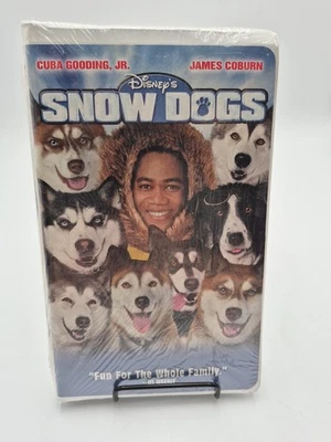 Disney Snow Dogs VHS 2002 Video Tape Cuba Gooding Jr Clamshell Case Sealed NEW - Image 1 of 4