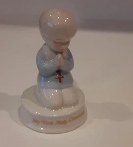 My First Holy Communion Porcelain Boy Catholic Precious - Picture 1 of 6