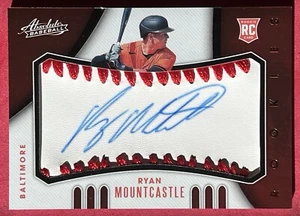 2021 Absolute Rookie Baseball Material Signatures #170 Ryan Mountcastle 99/99 - Picture 1 of 2