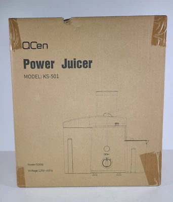 Exprimidor Qcen Alta Potencia Acero Inoxidable Modelo Ks-501 500w Nuevo Centrífugo NIOB Foto 1 de 4