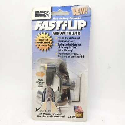 New Archery Products Fast Flip Arrow Holder Model 60302 LH RH Bow Mount Hunting - Image 1 of 4