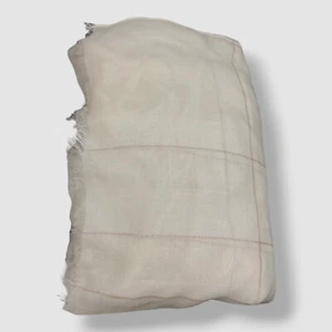 Loro Piana Women's Ivory Cashmere-Silk Stole Scarf - Picture 1 of 6