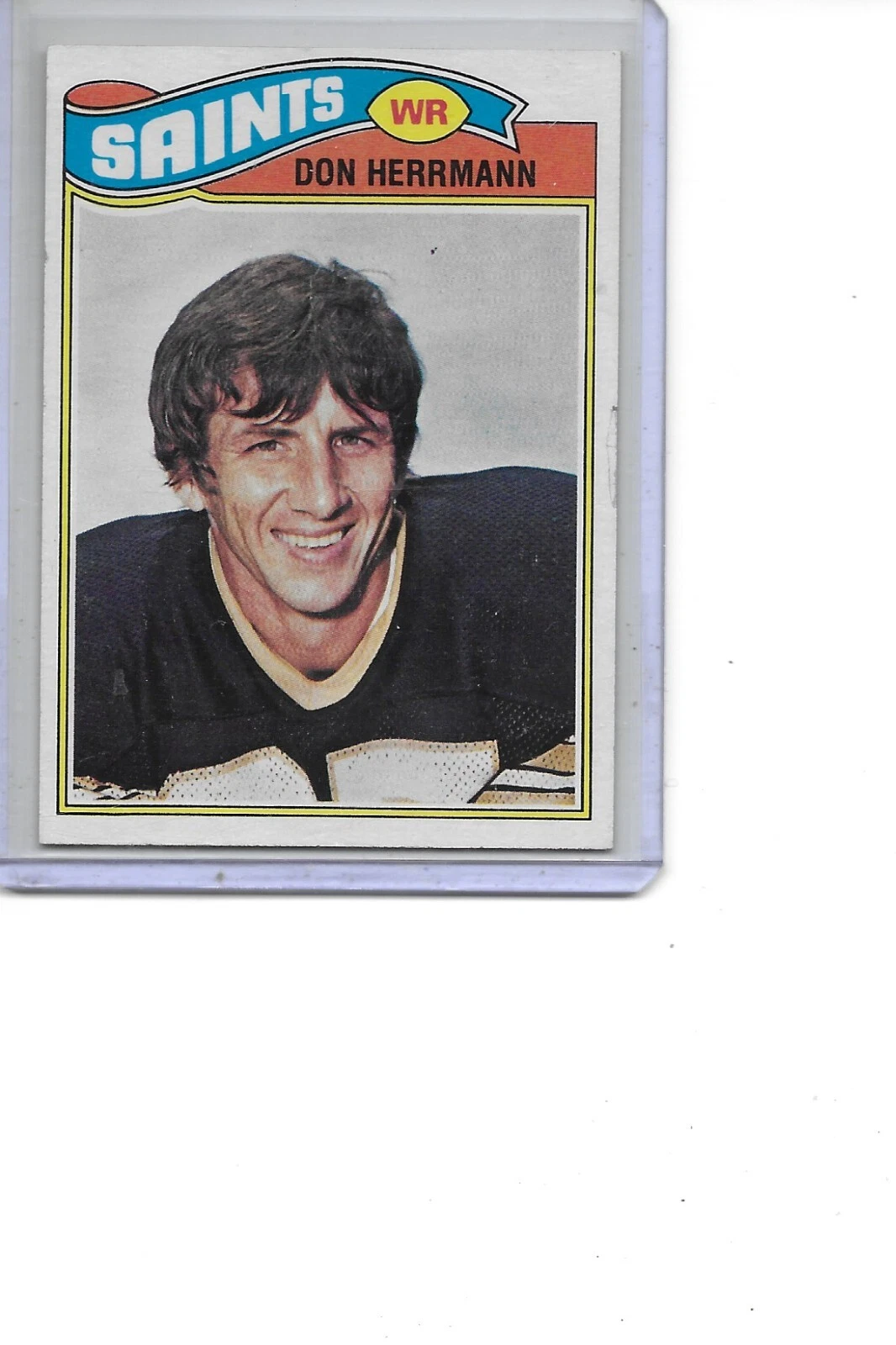 1977 Topps Don Herrmann New Orleans Saints Football Card #428