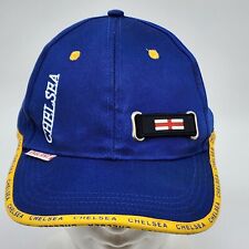 HQ Chelsea Hat Cap England Football Blue And Yellow Adjustable Hat 