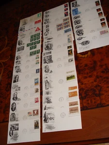 RARE VINTAGE 1968 LOT OF 37 US STAMPS, FIRST DAY ISSUE COVERS DESIGNED ENVELOPS - Picture 1 of 6