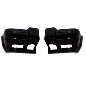 Fits For 1997-2001 Jeep Cherokee Front Bumper End Cap Spoiler Smooth Black SET - Picture 1 of 4