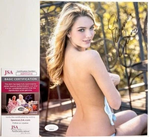Kenna James Signed 8x10 Photo B Autograph Sexy Model Adult Film Star JSA COA - Picture 1 of 1