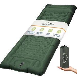 Alfombra aislante autoinflable camping colchón de aire colchón alfombra de camping bomba de pies - Imagen 1 de 8
