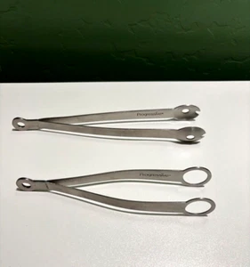 Progressive 2 Stainless Steel Tongs Patent No.D507,160 & D510,239 6.25''&7'' - Picture 1 of 5