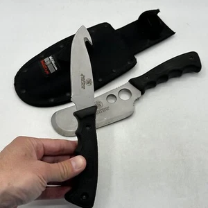 Smith & Wesson Bullseye Camping Hunting Knife Set Cleaver Skinner Knives  - Picture 1 of 11