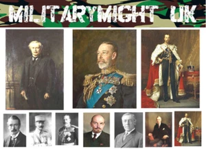 1/16 - 1/18 SCALE 120mm FIGUREN WW1 PERIOD PORTRAITS ALLIED POWERS DIORAMA - Bild 1 von 1