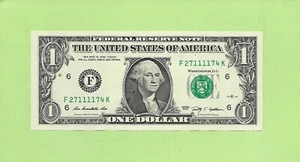 2009 ..UNCIRC $1  F 2711 1174 K  .... 2009 $1  F-K     NICE NOTE        FRN - Picture 1 of 2