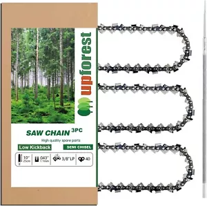 10" Chainsaw Chain 3/8"LP Pitch.043",40DL,Pole Saw FOR RYOBI: CS1800 P2502, P540 - Picture 1 of 5