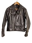 Vanson Riders Leather Double Jacket 38 Size Black Men's
