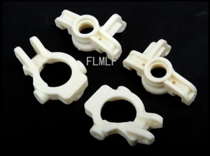 RV LT Nylon Front Wheel Hub Carrier Set White for 1/5 Losi 5ive T - Picture 1 of 1