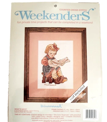 JCA Weekenders ¿QUÉ HAY DE NUEVO? Hummel 02802 Kit Punto de Cruz Contado Nuevo Foto 1 de 4