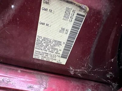 Used Right Quarter Glass fits: 2017 Nissan Altima Sdn Right Grade A Foto 1 de 4