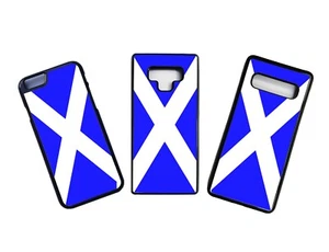Scottish Flag Phone Case for Samsung / iPhone Silicone sided Scotland St Andrew - Picture 1 of 3