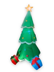 Home Accents Led Inflatable Christmas Tree With Gift Boxes 6.5 FT - Picture 1 of 1