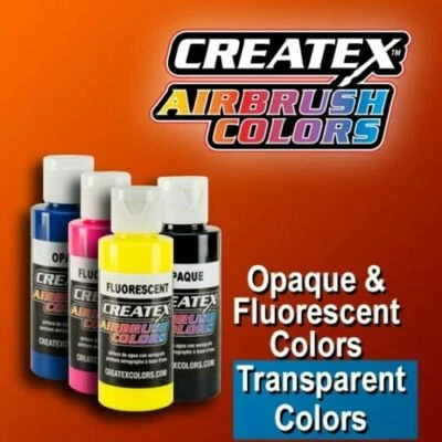 CREATEX  ACRILICI PER AREOGRAFO TRASPARENTE SEMICOPRENTI  60ML - Immagine 1 di 2
