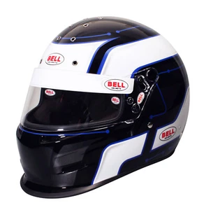 Bell - K1 Pro Graphic SA2020 Racing Helmet - Auto / Kart Snell- Red Blue Circuit - Picture 1 of 10