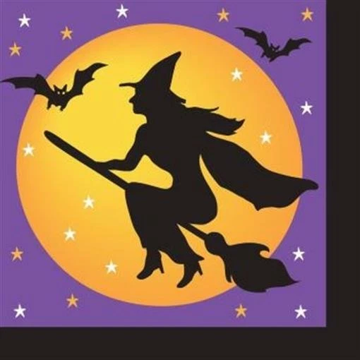 Бумажные салфетки для напитков Halloween House of Fright упаковка 18 шт. столовая посуда для Хэллоуина - Изображение 1 из 1