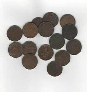 Centavos grandes de Canadá (conjunto/6 diferentes) de 1900 a 1920 - Avg. Circo. - Imagen 1 de 1