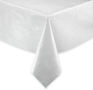 Elrene Home Vinyl 52 Inch X 70 Inch Table Pad in White Oblong - Picture 1 of 2