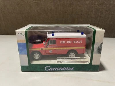 Cararama 1/43 Scale Land Rover Series III 109 - Fire & Rescue Support Unit Boxed - Image 1 of 4