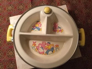 Vintage EXCELLO - Original Box-Warming Baby Dish Dutch Children With Plug - Picture 1 of 6