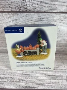 Dept 56 #55117 Village Lighting The Jack-O'-Lanterns Lights Up Works 3 Piece Set - Picture 1 of 6