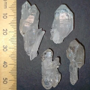 Sceptre Quartz crystal points natural mineral specimens bundle lot 69ct - Picture 1 of 5