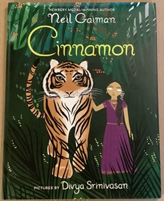 VG 2017 Hardcover in a DJ First Edition Cinnamon Divya Srinivasan Neil Gaiman - Image 1 of 4